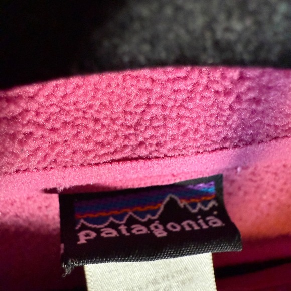 Patagonia Sweater Womens Medium Pink 1/4 Zip Pullover Long Sleeve Outdoors - Picture 6 of 11